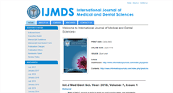 Desktop Screenshot of ijmds.org