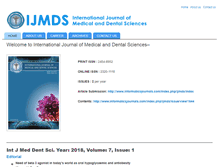Tablet Screenshot of ijmds.org